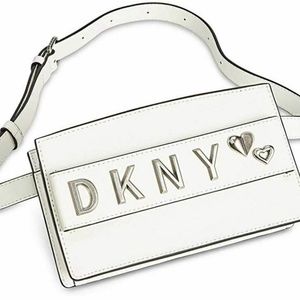 DKNY White Small Smoke Belt Bag 1DK116